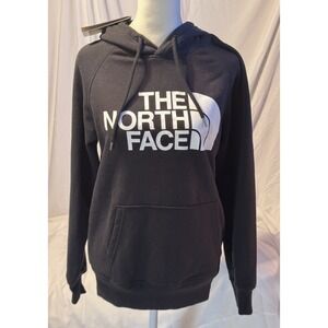 The North Face Women's S Black & White Half Dome Hoodie Sweatshirt NWT